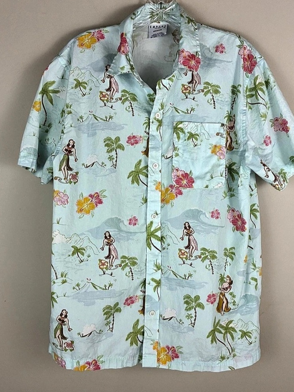 Empyre Men's Floral Button Down Shirt, Size Medium, Like New